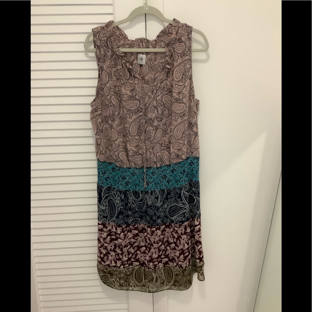 Cabi drop waist tank dress